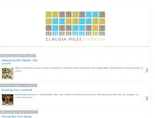 Tablet Screenshot of claudiamillsstudio.blogspot.com