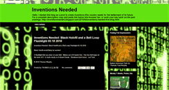 Desktop Screenshot of inventionsneeded.blogspot.com