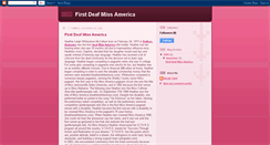 Desktop Screenshot of 1stdeafmissamerica.blogspot.com