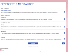 Tablet Screenshot of benessere-meditazione.blogspot.com