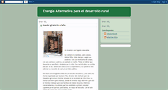 Desktop Screenshot of energiaparadesarrollorural.blogspot.com