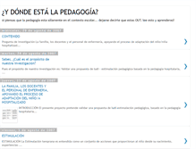 Tablet Screenshot of dondeestalapedagogia.blogspot.com