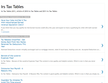 Tablet Screenshot of irs-taxtables.blogspot.com