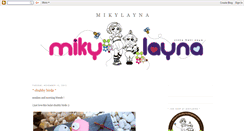 Desktop Screenshot of mikylayna.blogspot.com