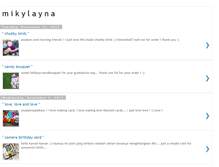 Tablet Screenshot of mikylayna.blogspot.com