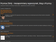 Tablet Screenshot of krynicazdroj.blogspot.com
