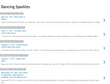 Tablet Screenshot of dancingsparkles.blogspot.com