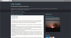 Desktop Screenshot of lifecyclesg.blogspot.com