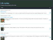 Tablet Screenshot of lifecyclesg.blogspot.com