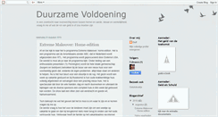 Desktop Screenshot of duurzamevoldoening.blogspot.com