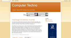 Desktop Screenshot of computertechnos.blogspot.com