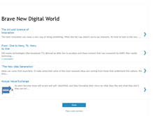 Tablet Screenshot of bravenewdigitalworld.blogspot.com