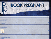 Tablet Screenshot of bookpregnant.blogspot.com