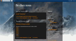 Desktop Screenshot of flechezvous.blogspot.com