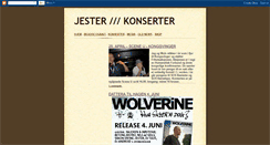 Desktop Screenshot of jesterkonserter.blogspot.com