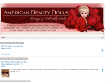 Tablet Screenshot of americanbeautydolls.blogspot.com