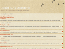 Tablet Screenshot of latestbankpaper.blogspot.com