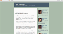 Desktop Screenshot of gayinbombay.blogspot.com