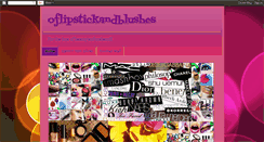 Desktop Screenshot of oflipstickandblushes.blogspot.com