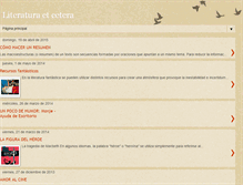 Tablet Screenshot of literatura-etcetera.blogspot.com