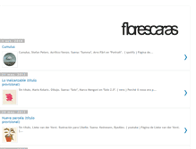 Tablet Screenshot of florescaras.blogspot.com