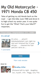 Mobile Screenshot of myoldmotorcycle.blogspot.com