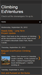 Mobile Screenshot of climbingedventures.blogspot.com
