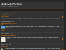 Tablet Screenshot of climbingedventures.blogspot.com