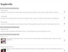 Tablet Screenshot of nhsnyderville.blogspot.com