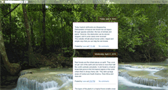 Desktop Screenshot of endangeredrainforests.blogspot.com