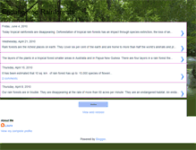 Tablet Screenshot of endangeredrainforests.blogspot.com