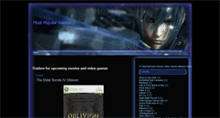 Desktop Screenshot of gamesforplaystation3.blogspot.com