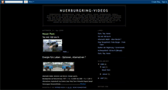 Desktop Screenshot of nuerburgring-vids.blogspot.com