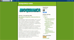 Desktop Screenshot of bioquimicauees.blogspot.com