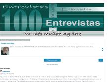 Tablet Screenshot of 100entrevistas.blogspot.com