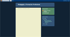 Desktop Screenshot of pedagogiayformacionprofesional.blogspot.com