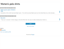 Tablet Screenshot of lacostepoloshirts-d.blogspot.com