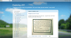 Desktop Screenshot of exploringjoy.blogspot.com