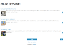 Tablet Screenshot of onlinenewsicon.blogspot.com