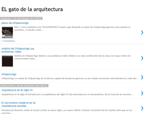Tablet Screenshot of elgatodelaarquitectura.blogspot.com