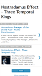 Mobile Screenshot of nostradamuseffectthreetemporalkings.blogspot.com