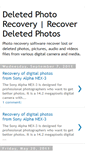 Mobile Screenshot of deleted-photo-recovery.blogspot.com