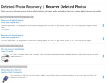 Tablet Screenshot of deleted-photo-recovery.blogspot.com