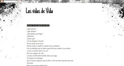 Desktop Screenshot of la-vida-de-vida.blogspot.com