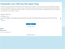 Tablet Screenshot of keylessfix.blogspot.com
