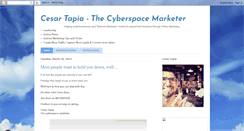 Desktop Screenshot of cesar-tapia.blogspot.com