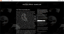 Desktop Screenshot of outerspacegamelan.blogspot.com