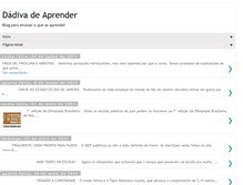 Tablet Screenshot of dadiva-de-aprender.blogspot.com