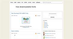 Desktop Screenshot of fonts-free.blogspot.com