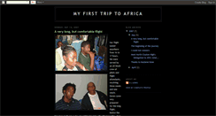 Desktop Screenshot of myfirsttriptoafrica.blogspot.com